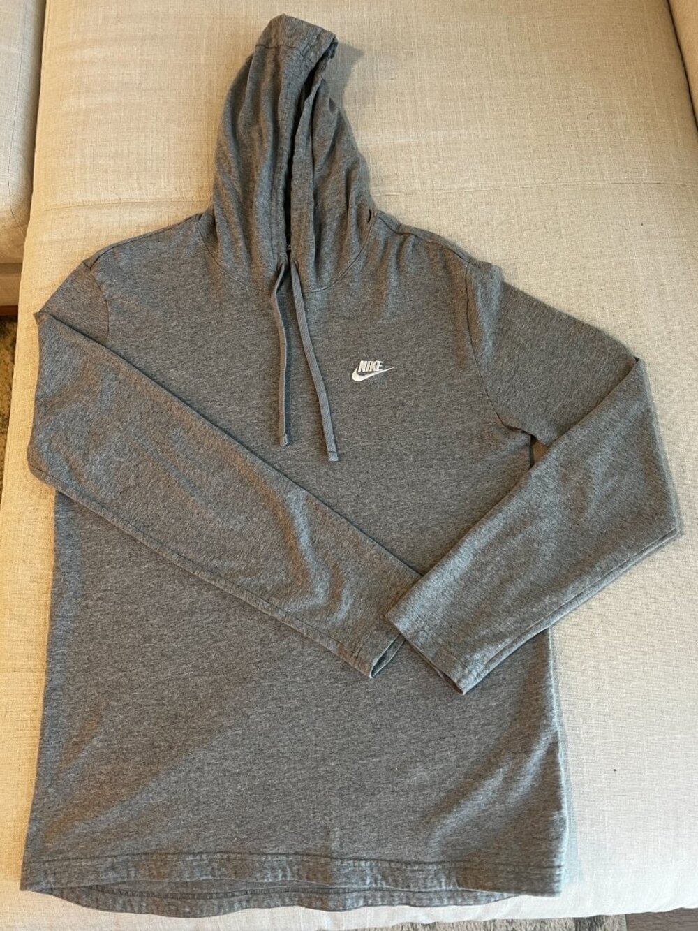 Nike Long Sleeve Pullover w/ Hood - Gray